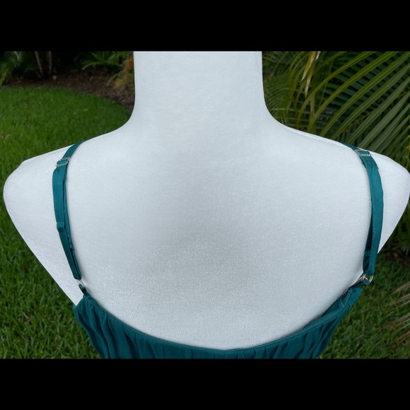 Jonathan Martin Teal Grecian Dress - Picture 6 of 8